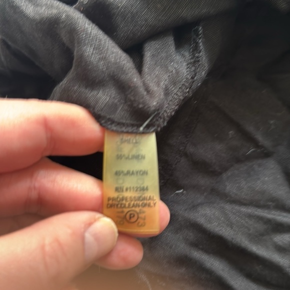 Calvin Klein linen, button-down cargo belted short sleeve dress 4 NWOT - Picture 3 of 5